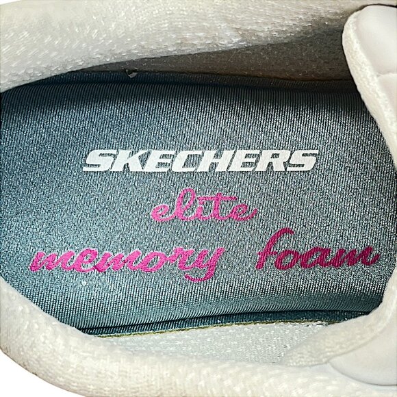 Skechers Women Sports Elite With Memory Foam White Size 11 Shoes with Box - Picture 9 of 10